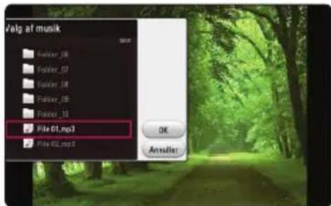 valg af musik Folder_08 Folder_07 Folder_06 Folder_05 Folder_04 File 01.mp3 File 02.mp3 OK Ansiller