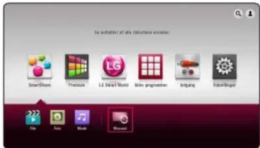 Se indirettet af xix (intertive avvices): SmartShare Premium LG Smart World Mino programmer Infang IxtelBigor File Play Music Bluoso