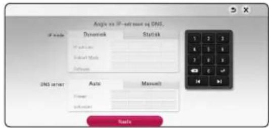 Angle ex IP—air user og DNS. IP mode Dynatrick Statrick IP mode Subnet Mode Software DNS server Auto Massunt Finger Software Naste