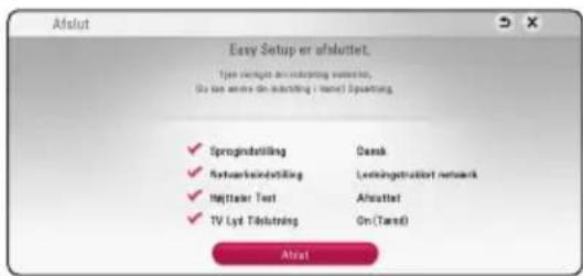 Aflut Easy Setup er absluttet. Type: variegte erindustring versione, Go tan erare din-abluttet (frame) Esporting ✓ Sprogindstilling ✓ Nettoerleindstilling ✓ Høttaler Text ✓ TV Lyd Töslutning Dansk Leidingstruktiver network Aflustet On (Tansf) Afrat