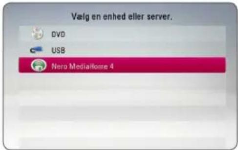 Vælg en enhed eller server. DVD USB Nero MediaHorne 4