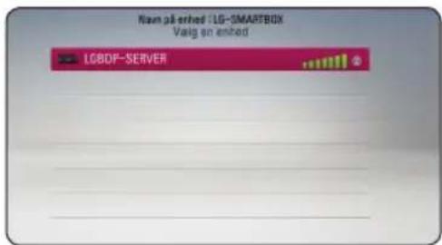 Nav på enhed /LG-SMARTBOX Vaig en enhed LGBDF-SERVER