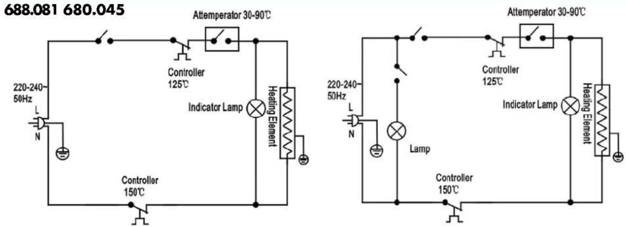 CaterChef 688081 - ELEKTRISCH SCHEMA - 1