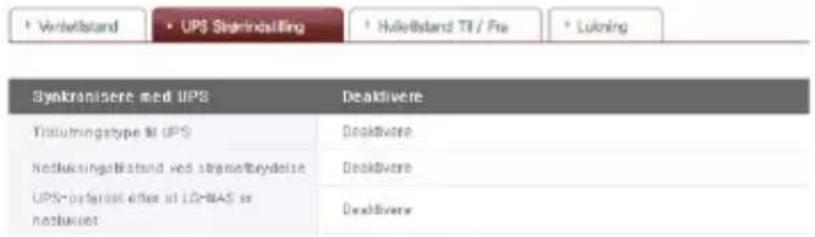LG N2R1DD1 - UPS Strømindstilling - 1