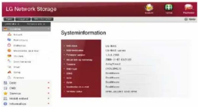 LG Network Storage Systeminformation • NHD-code • NHD-destination • Portable version • All-in-ltd-ing-homiting • Hosts • NHD-type • DMS • info • DTM • Modelling on e-mail • Verbaler status LG-MA5 LG-MA5 server LRL-Z300 2008-11-07 03:21:30 Acta/Speed (VOLIPELS1) DoubleBarre DoubleBarre DoubleBarre DoubleBarre IPM-SCOUNT 03X IPM