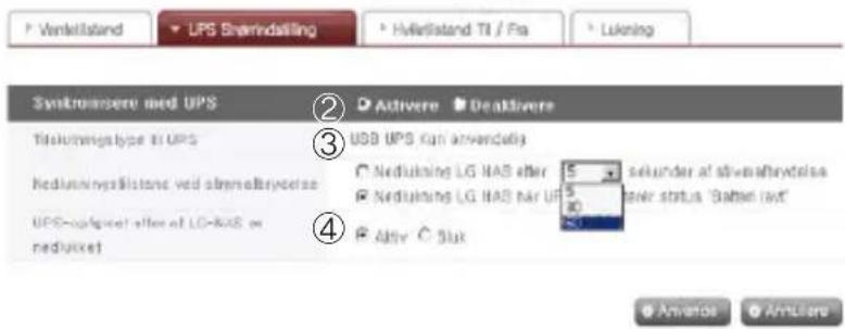 Verkellstand UPS Sharingdling Hylkellstand Ttl / Pa Lukering Systkonzere med UPS Activere Deaktivere Tidikluningstype si UPS USB UPS can anvendelig Redikluningslistene ved strenkalleryserse Nediklunings LG HAS after Nediklunings LG HAS for UP sulunder at strenkalleryserse their status 'Batter last' UPS-up/ugset offer of LG-RAS or nedukket Active Stuk © Amende © Amulleres