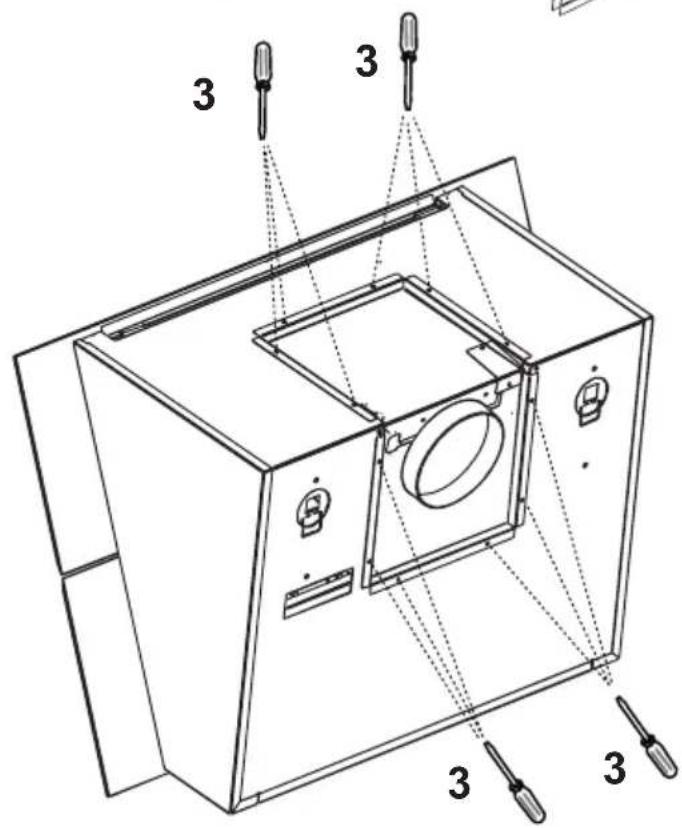 Technical diagram of a mechanical device with numbered components and alignment lines