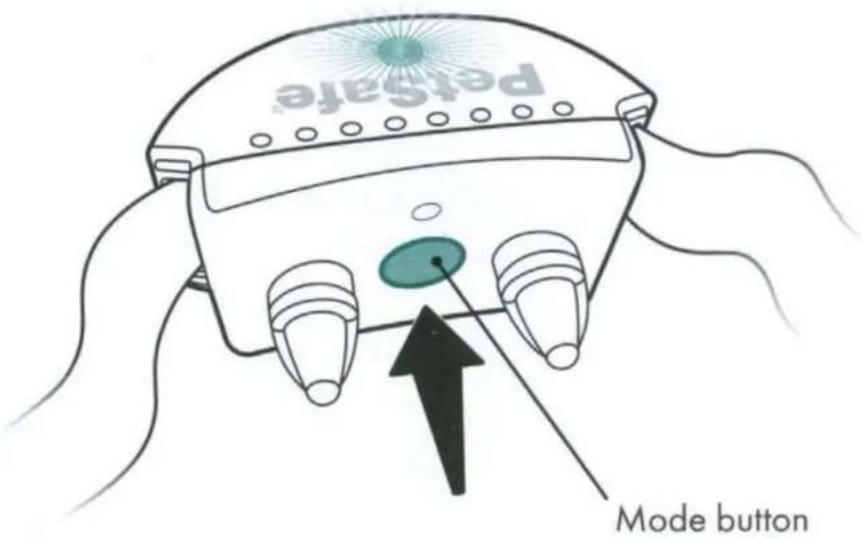 PetSafe Mode button