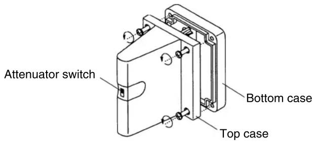 Attenuator switch Bottom case Top case