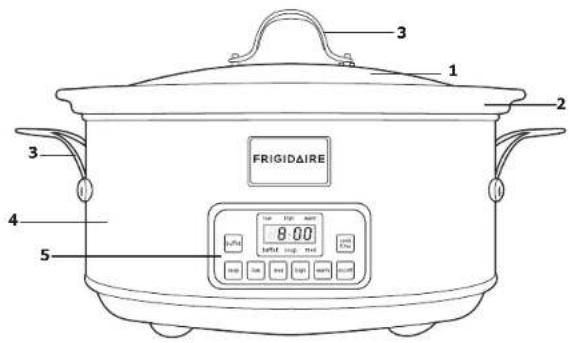 FRIGIDAIRE 3 1 2 3 4 5