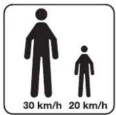 30 km/h 20 km/h