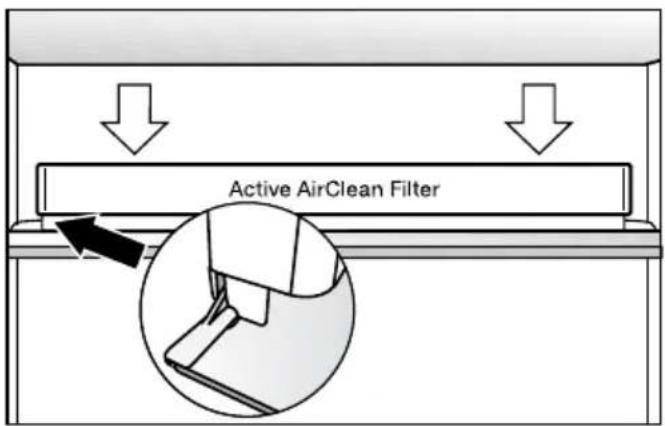 MIELE KS 4383 ED N - Udskiftning af lugtfilter (ekstra tilbehør) - 2