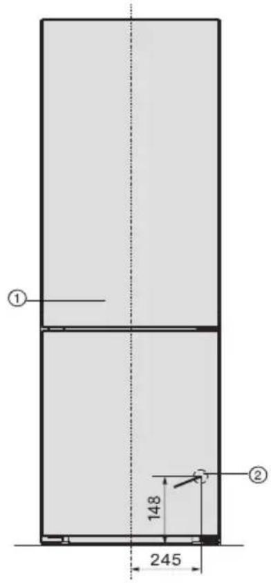 MIELE KFN 4393 FD - Tilslutninger - 1