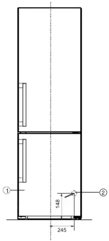 MIELE KFN 4797 DD - Tilslutninger - 1