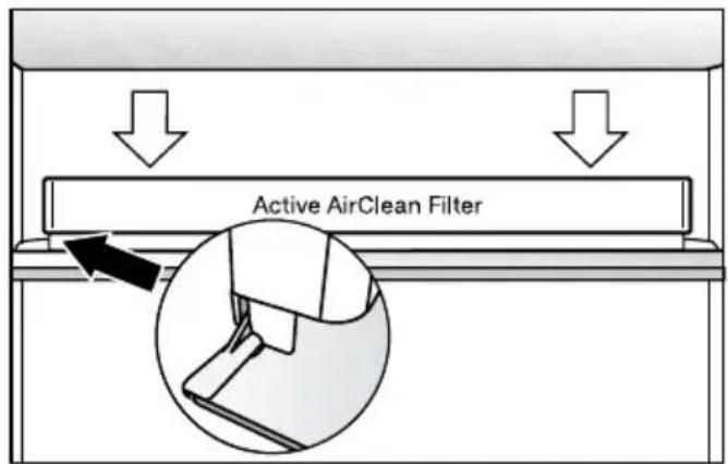 MIELE KFN 4777 CD - Udskiftning af lugtfilter (ekstra tilbehør) - 2