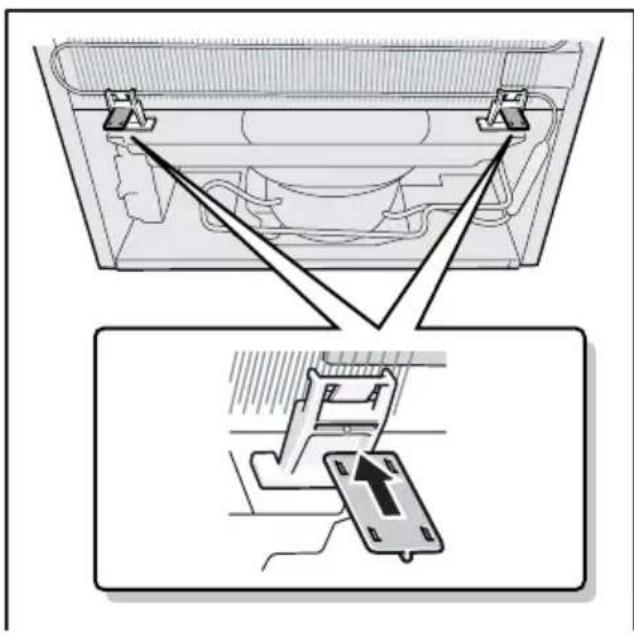 MIELE KF 4392 CD - Montering af vægafstandshol- dere - 1
