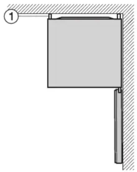 MIELE KDN 4074 E Active - Vægafstandsholder - 1