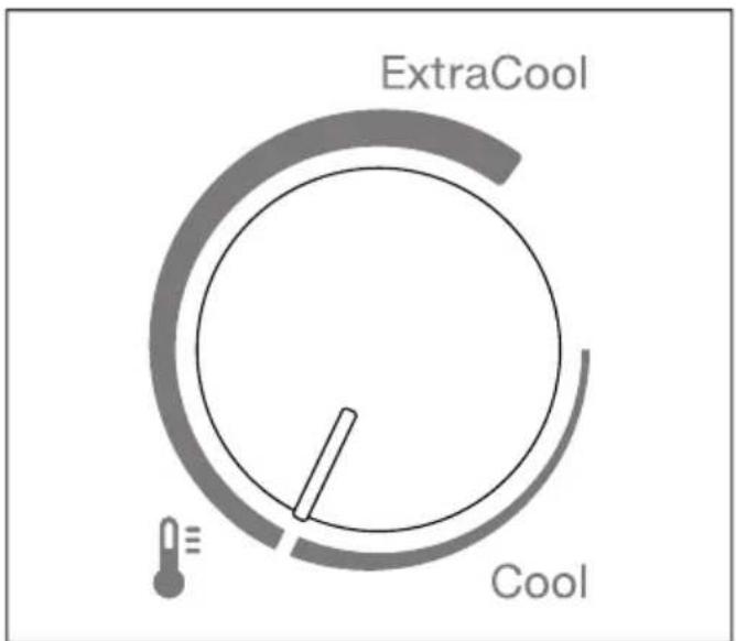 MIELE KDN 4074 E Active - Ændring af temperaturen i kølezonen - 1