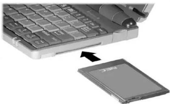 NEC MobilePro 780 - Inserting PC Cards - 1