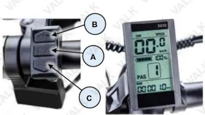 B A C S430 CUB SPEED 00.0 Rack 30% PAS 00:00 18-