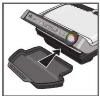 Close-up of a printer's lid and cover with a color wheel, no visible text or symbols