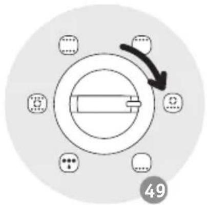 Circular diagram with a central rectangular component and surrounding icons, no readable text or symbols
