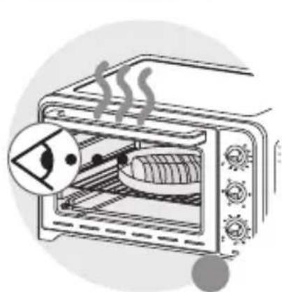 Illustration of a microwave oven with steam rising from the top (no text or symbols)