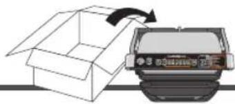 Diagram showing a vehicle being open with an arrow indicating rotation, labeled '3' and '2'