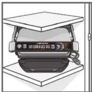 Illustration of a graduation cap placed on a platform with a battery and chain attached (no text or symbols)