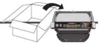 Diagram showing a box being opened with an arrow indicating the process (no text or symbols present)