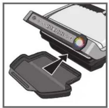 Illustration of a printer with a color wheel and a separate cover (no text or symbols)