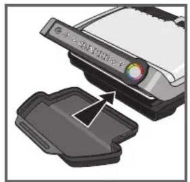 Illustration of a printer with a color wheel and a separate cover (no text or symbols)