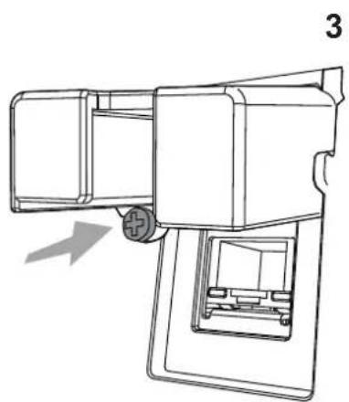 MAXELL MC-EW3551 - Fastening the adapter cover - 3