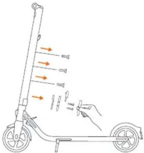 SEGWAY Ninebot KickScooter E22D - Installering af ekstra batterisæt - 1