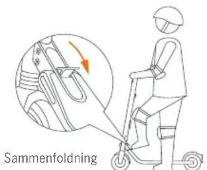 SEGWAY Ninebot KickScooter E22D - Sammenfoldning og transportering - 1