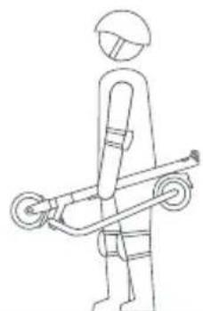 SEGWAY Ninebot KickScooter E22D - Sammenfoldning og transportering - 3