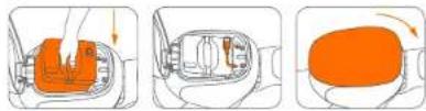 SEGWAY eScooter B110S - Akun asentaminen - 5