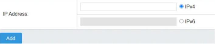 IP Address: IPv4 IPv6 Add