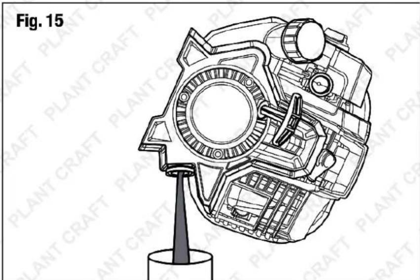 Technical line drawing of a mechanical assembly with no visible text or symbols
