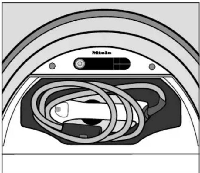 MIELE PIB 100 - Strygejern og dampslangeholder tages af - 1