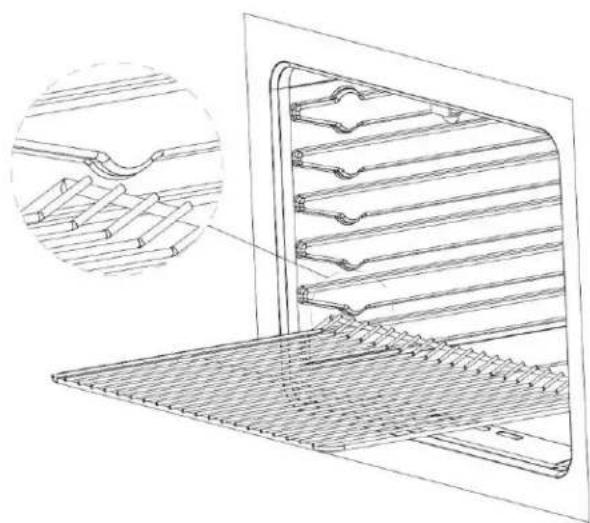 Thor TIH30 - Positioning the shelves - 4