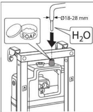Ø18-28 mm SOAP H₂O