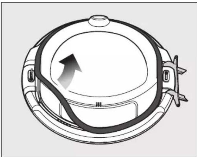 MIELE TSC364WP - Dørpakning fjernes, og skruer skrues ud - 1