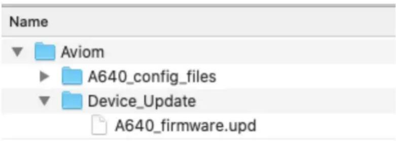 Name Aviom A640_config_files Device_Update A640_firmware.upd