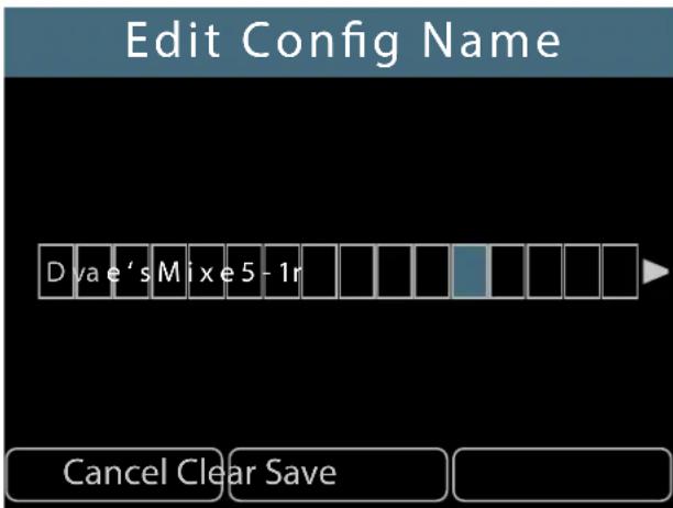 Edit Config Name Dvae's Mix e5 - 1r Cancel Clear Save
