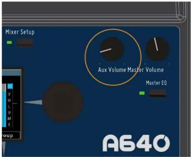 Mixer Setup Aux Volume Master Volume Master EQ VOLUME Group AS40