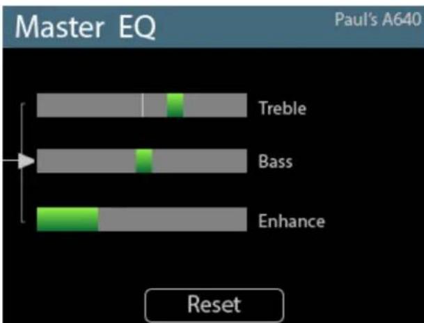 Aviom A640 - Master EQ Button - 1