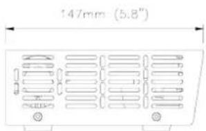 147mm (5.8")