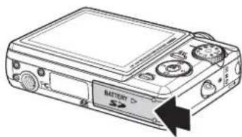 SANYO VPC-E870 - Inserting an SD/MMC Memory Card - 5