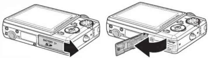 SANYO VPC-E870 - Inserting the Battery - 1
